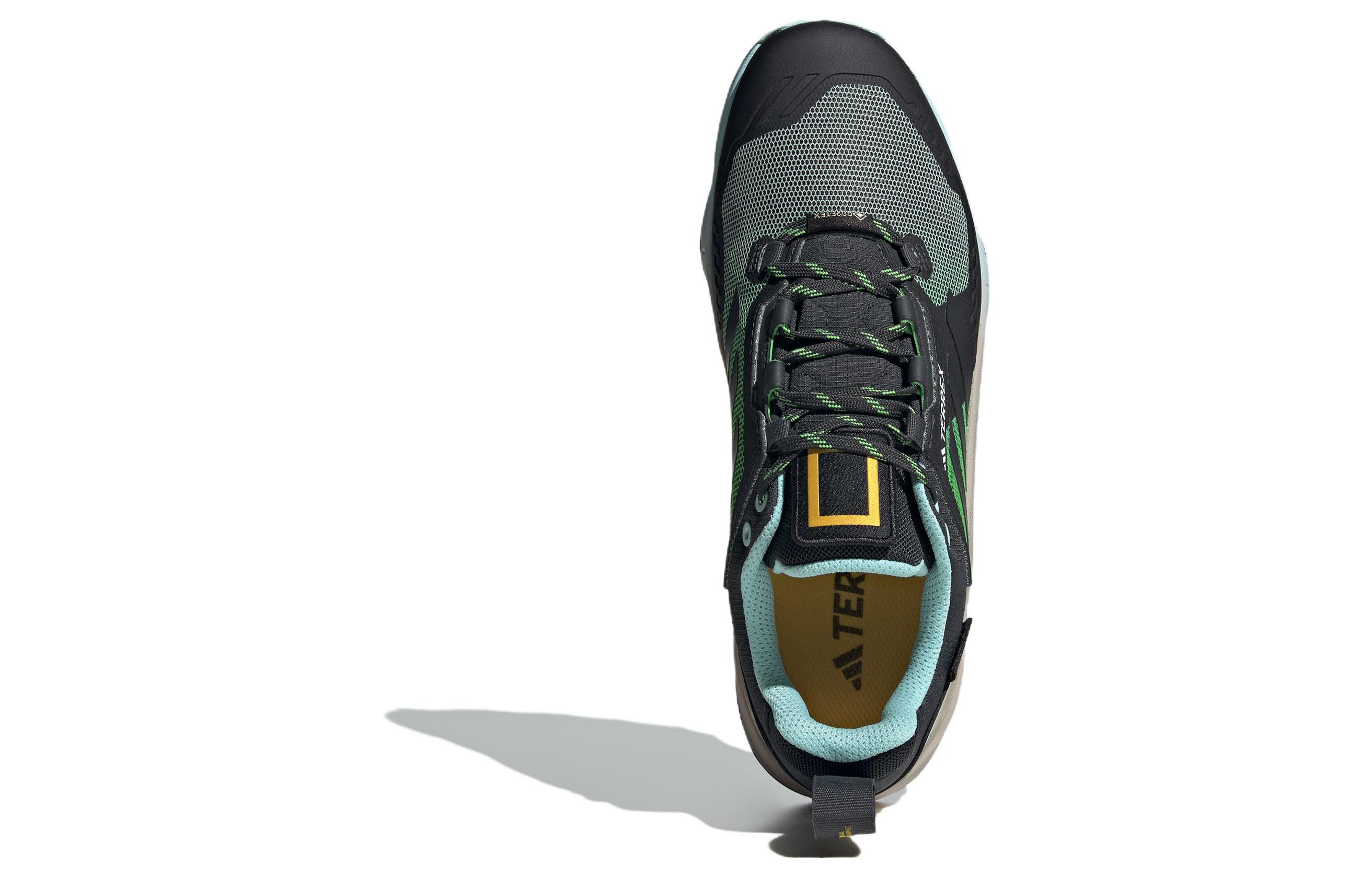 Terrex Swift National Geographic x Terrex Swift Adidas R3 GORE-TEX ‘Carbon Aqua’