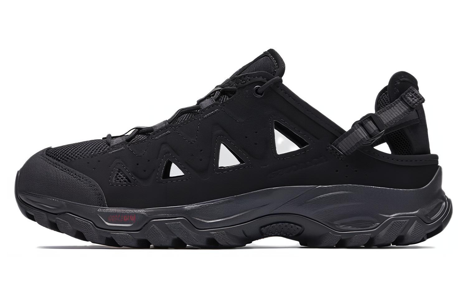 SALOMON Salomon ALHAMA grippy and wear-resistant sports sandals for men, black