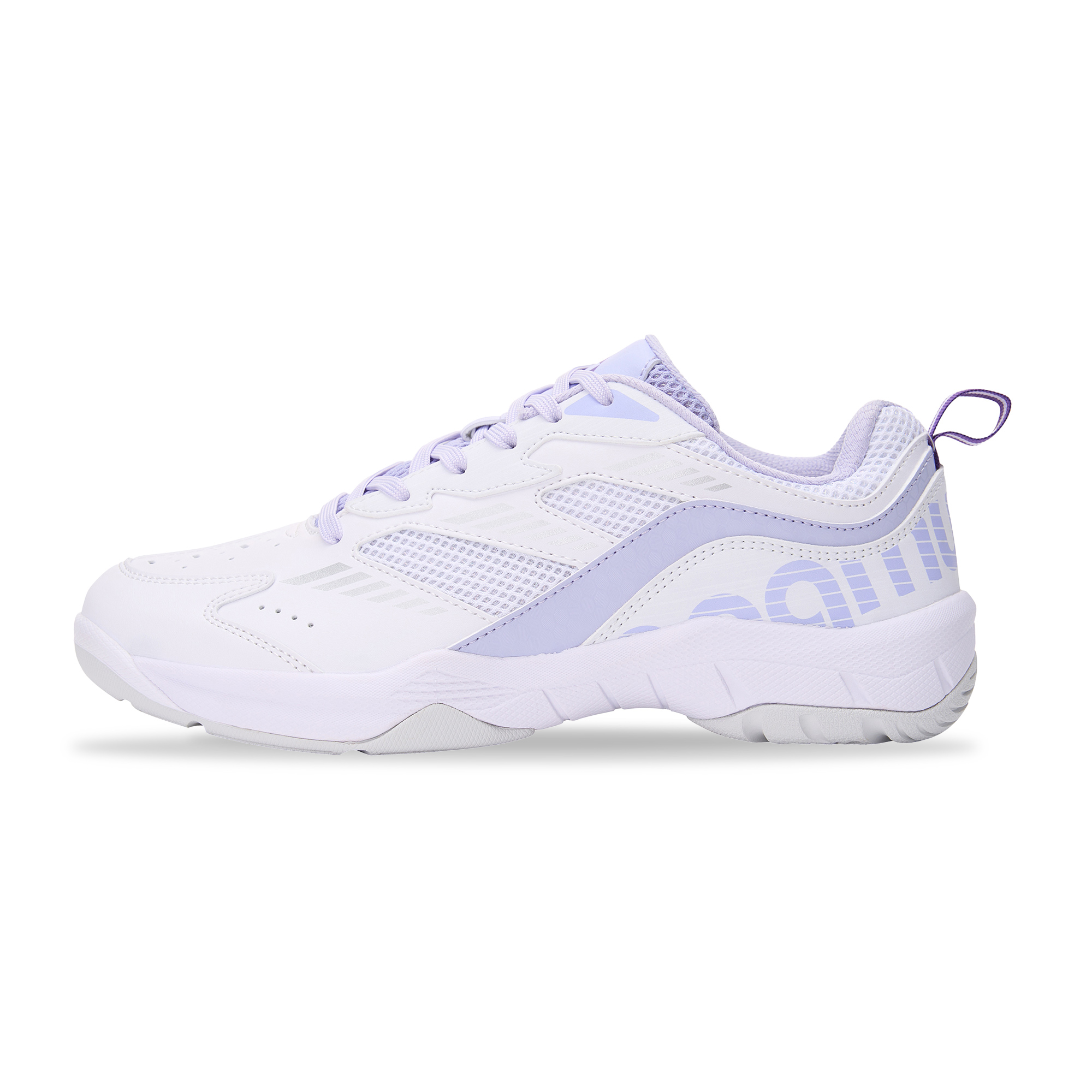 KUMPOO Nebula KH D16 Slip Resistant And Breathable Low top Badminton Shoes Unisex White Purple