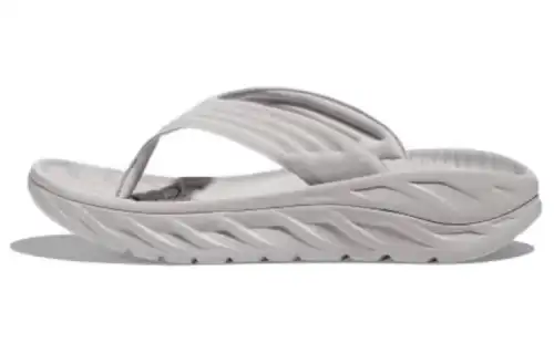HOKA ONE ONE Ora Recovery Flip Lunar Rock White