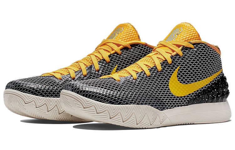 Мужские кроссовки Nike Kyrie 1 Rise China (черно-желтые) — 黑/黄/帆色/浅骨 — фото 3