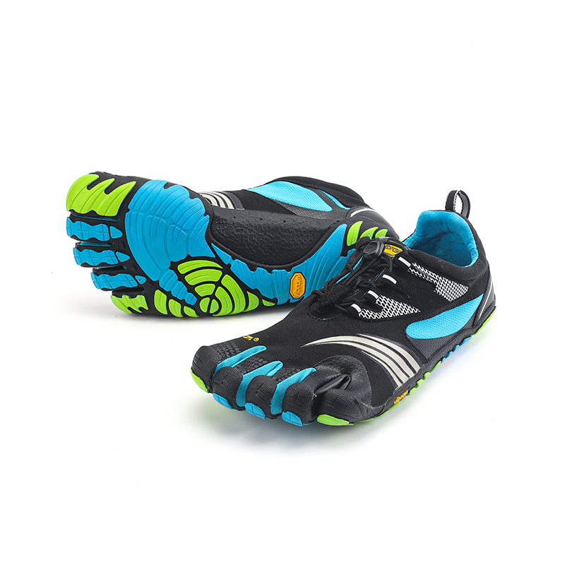 Vibram Five Fingers Shoes Low top Training Shoes Men’s Black/Blue/Green KMD SPORTLS