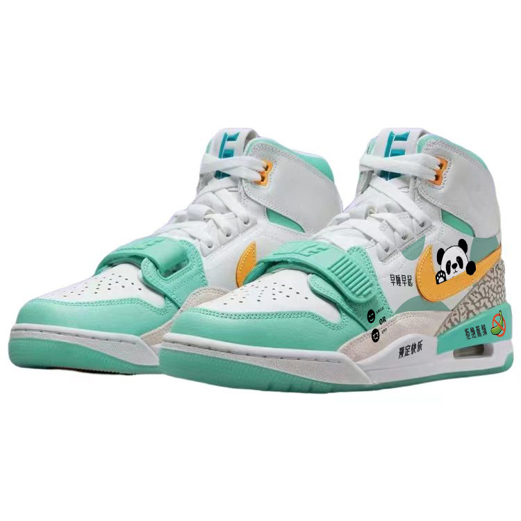 Jordan Legacy 312 Vintage Basketball Shoes Men’s High Top Green/White