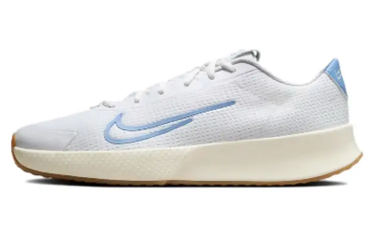 Nike Court Vapor Lite 2 Hc White Sail Gum Light Brown Light Blue