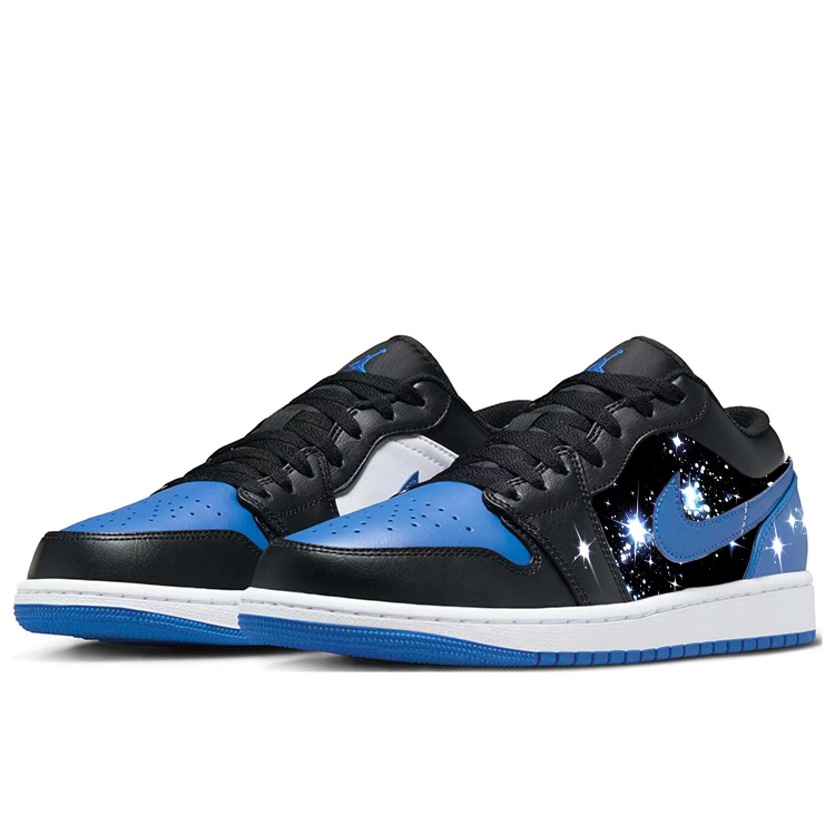 Jordan Air Jordan 1 Vintage Basketball Shoes Men’s Low Top White/Blue