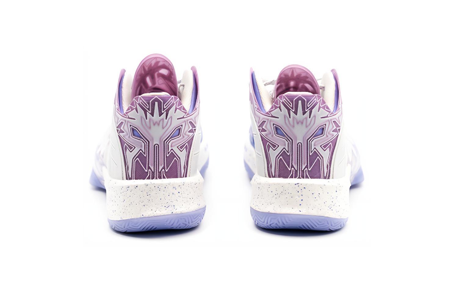 PEAK State Extremely Large Triangle 1.0 Basketball Shoes Men’s Mid Top Baymax/Strawberry Purple