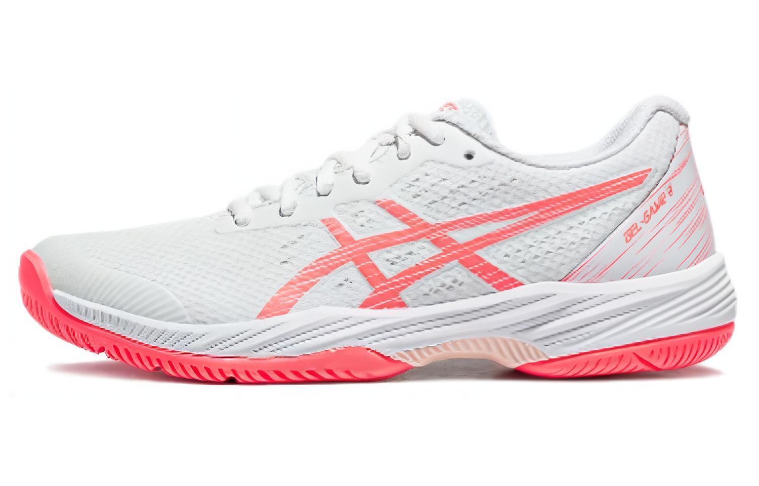 ASICS Gel Game 9 White Sun Coral Women's