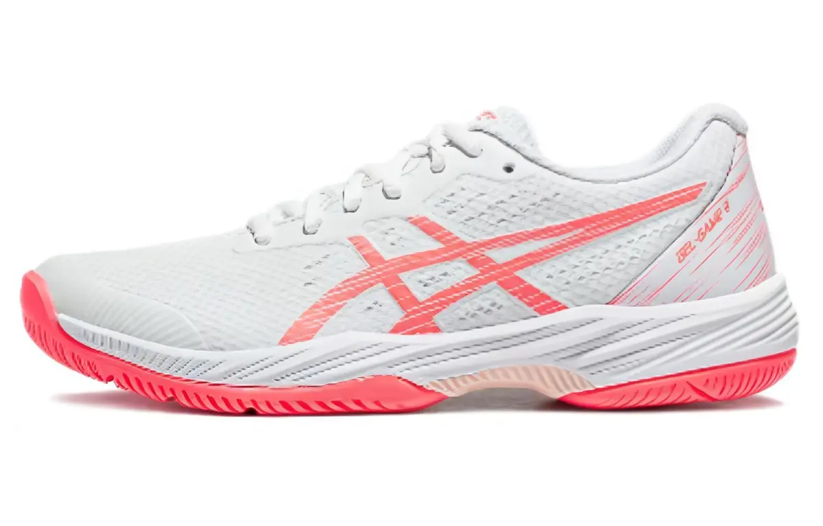ASICS Gel Game 9 White Sun Coral Women's