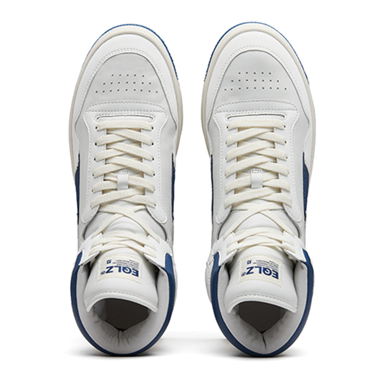 EQLZ EQUALIZER 1970 Lightweight High top Vintage Basketball Shoes Unisex Campus Blue