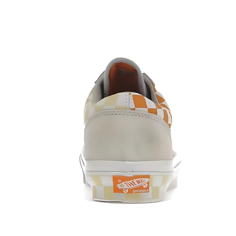 Кеды Vans Vault OG Style 36 LX (оранжево-белые) — Оранжевыйбелый — фото 5
