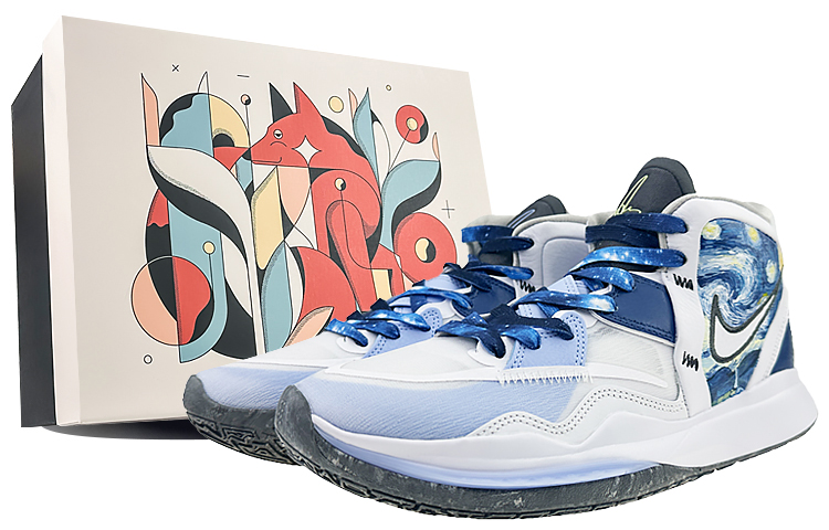 Nike Kyrie 8 Infinity Slip Resistant Abrasion Resistant Slip Resistant Abrasion Resistant Mid top Basketball Shoes