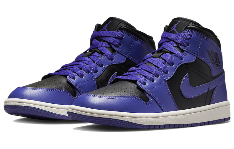 Jordan 1 Mid Purple Black Women’s