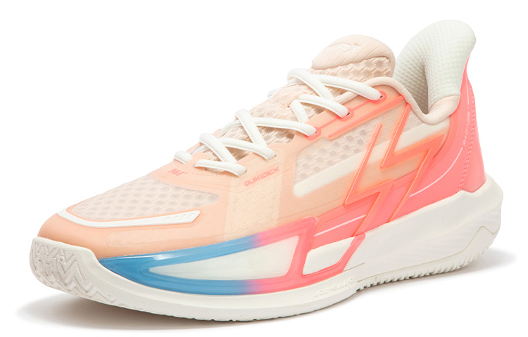 361° Big3 4.0 QUICK Basketball Shoes Men’s Low Top Smoothie Peach
