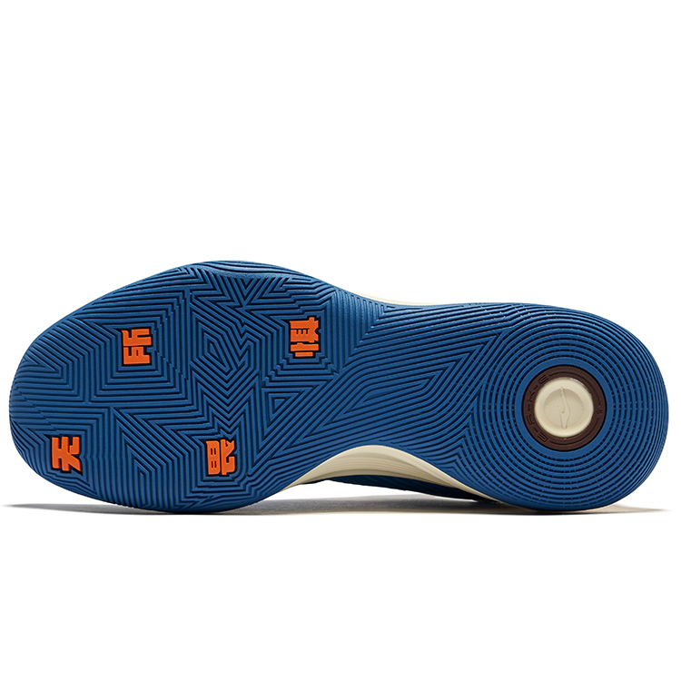 Erke Fearless 1.0 Breathable Anti Twist Grip Low top Basketball Shoes Men’s Indigo Blue Gravel Color