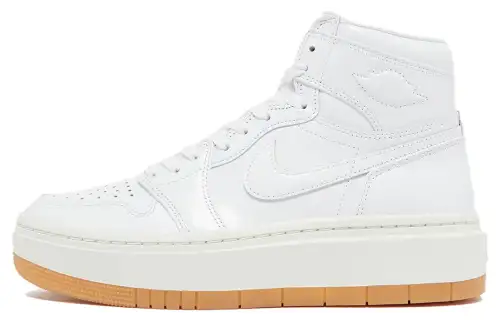 Jordan Air Jordan 1 High Elevate 'White/Gum' Slip Resistant Abrasion Resistant High top Vintage Basketball Shoes Men's