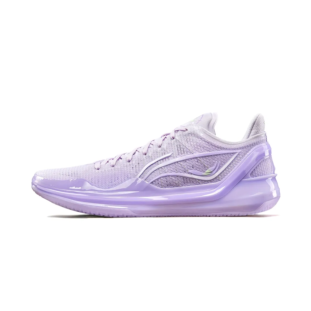 Li Ning Blade 4 V2 Cushioning Slip Resistant Lightweight Rebound Low top Basketball Shoes Men's Purple