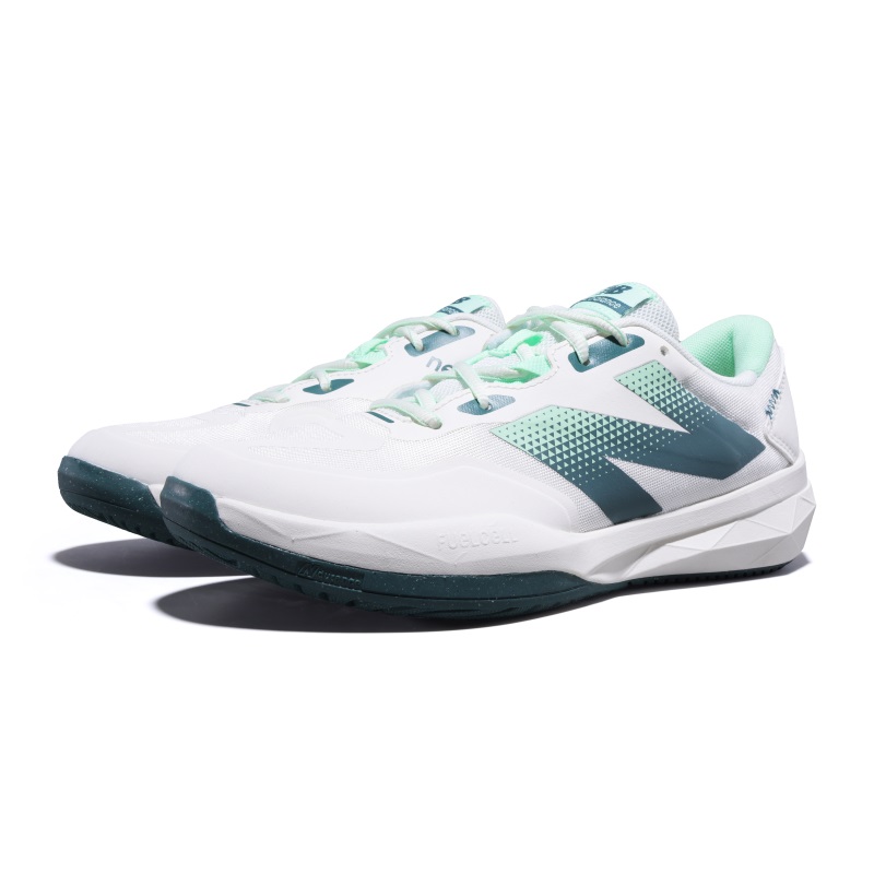 New Balance NB 796 Slip Resistant, Abrasion Resistant, Breathable Low top Tennis Shoes Women’s White Green