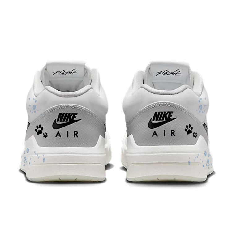 Jordan Stadium 90 Abrasion Resistant Slip Resistant Low top Vintage Basketball Shoes Men’s White Blue