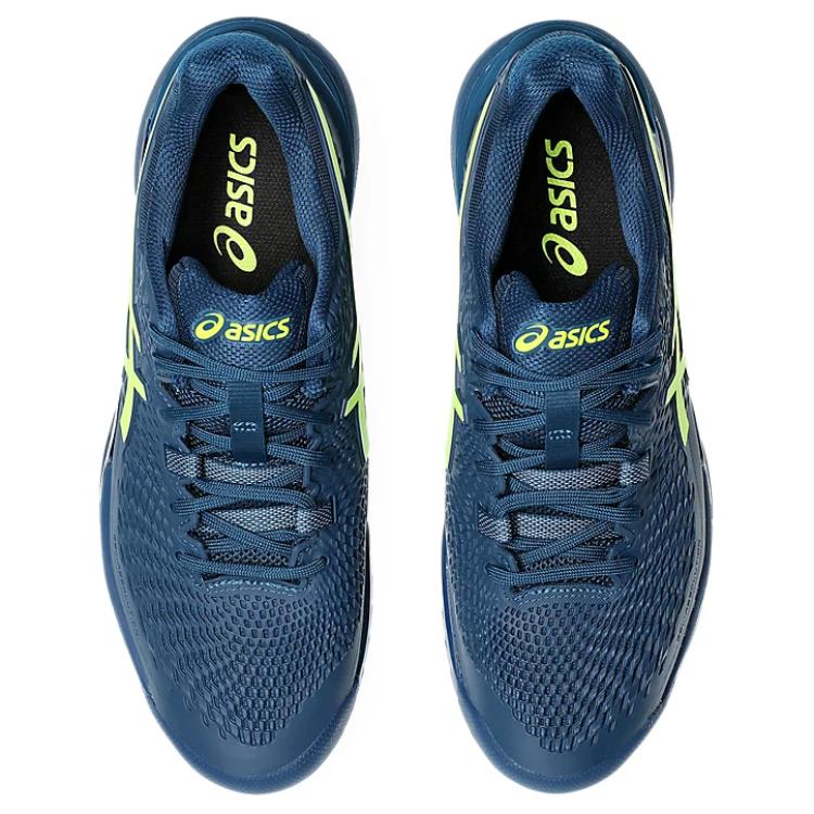 ASICS Gel Resolution 9 Mako Blue Safety Yellow