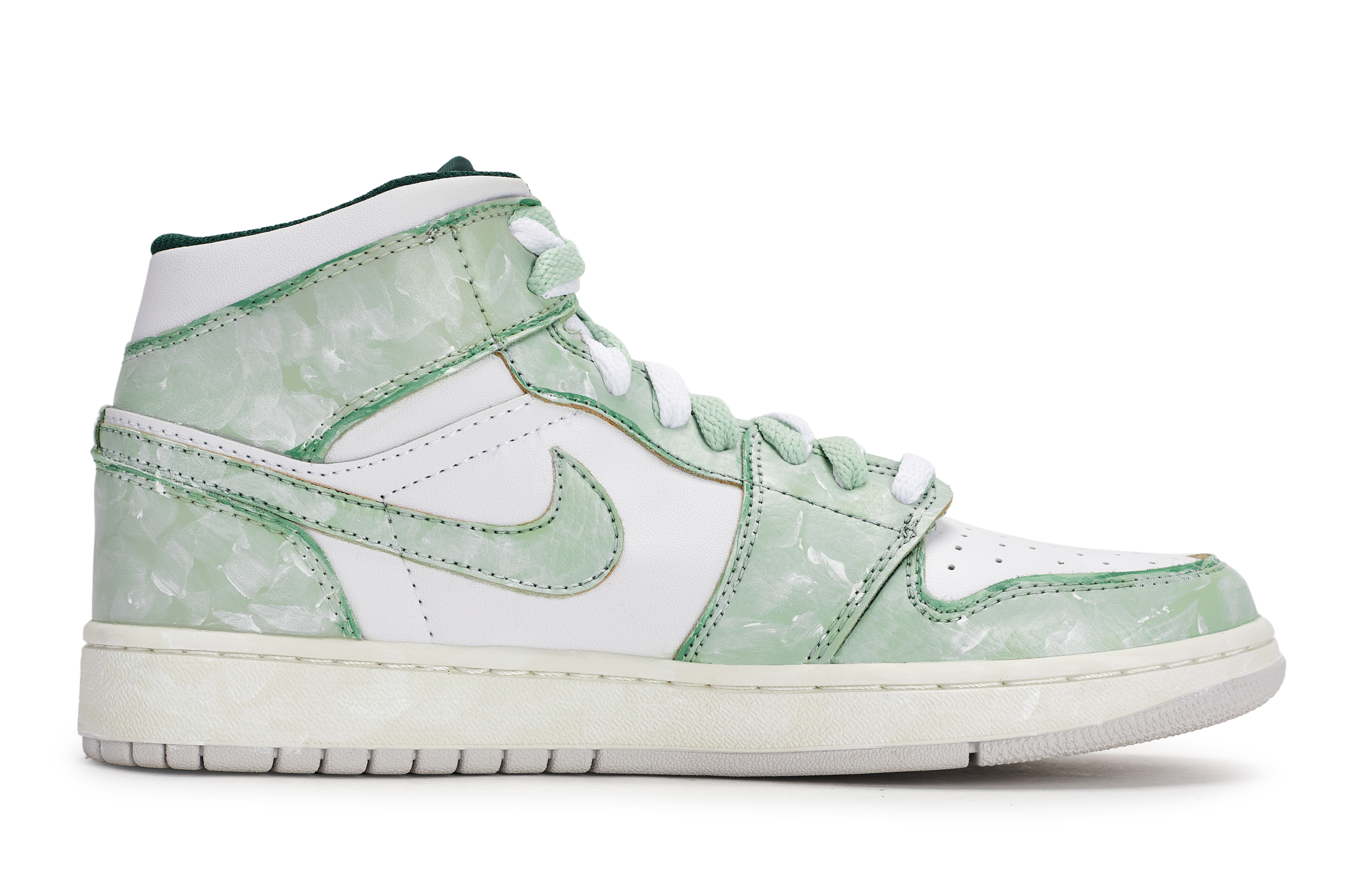 Jordan Air Jordan 1 811 Manufacturing, Misty Forest, Special Shoe Box Abrasion Resistant Slip Resistant