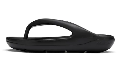 DESCENTE Sport Style Comfortable Flip Flops Unisex Black