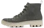 Skechers Roadies Abrasion Resistant Coverage High top Canvas Shoes Women's Charcoal Gray