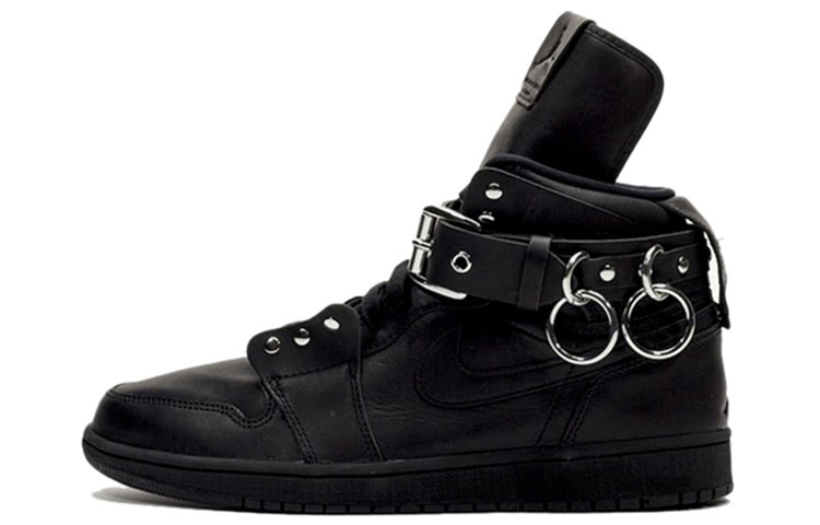 Air Jordan 1 Retro Strap High X Comme Des Garcons ‘Black’