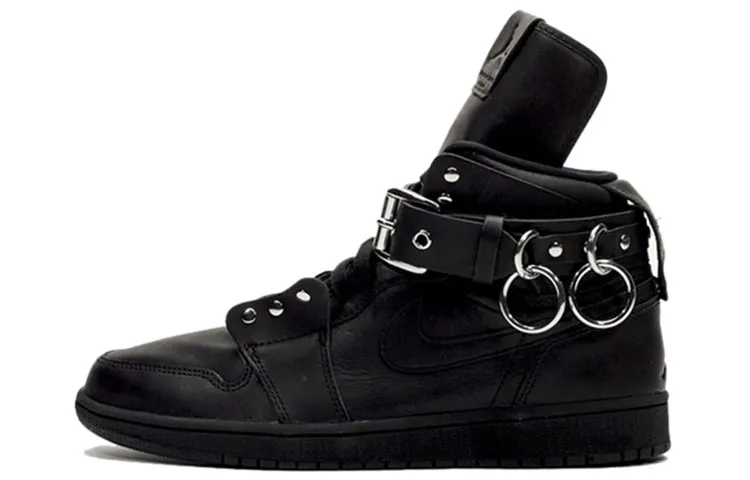 Air Jordan 1 Retro Strap High X Comme Des Garcons 'Black'