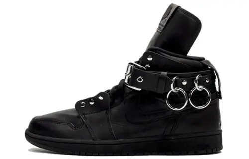 Air Jordan 1 Retro Strap High X Comme Des Garcons 'Black'