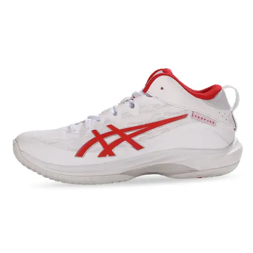 ASICS GELHOOP V17 Abrasion Resistant Low top Basketball Shoes Men's White Red