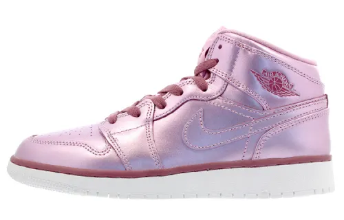 Air Jordan 1 Mid Se 'Pink Rose' Gs