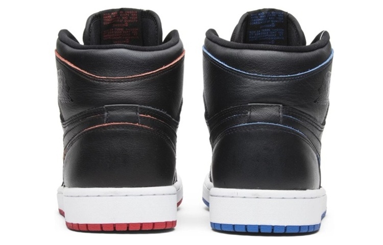Мужские кроссовки Jordan Air Jordan 1 SB Lance Mountain Black (черные) — Чёрный / красный / синий — фото 5
