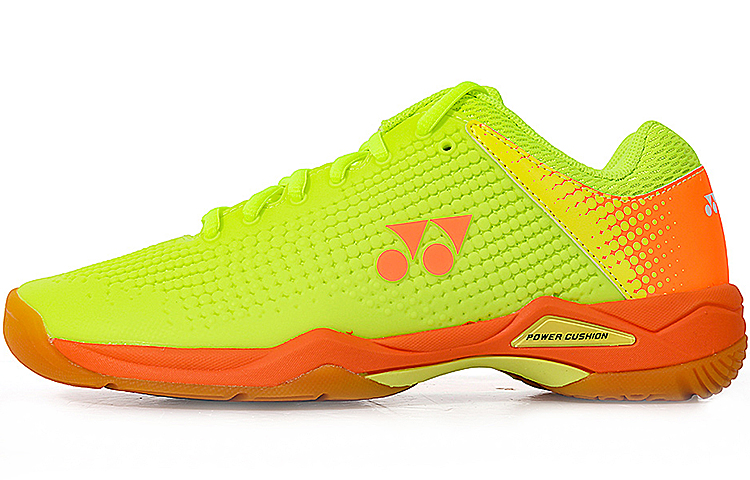 YONEX Slip Resistant Abrasion Resistant Low top Badminton Shoes Unisex Sour Yellow