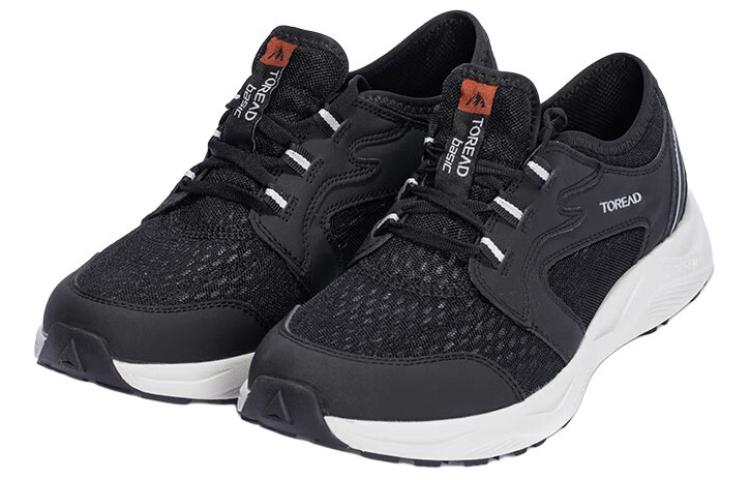 TOREAD Slip Resistant, Abrasion Resistant, Breathable Low top Hiking Shoes Men’s Black