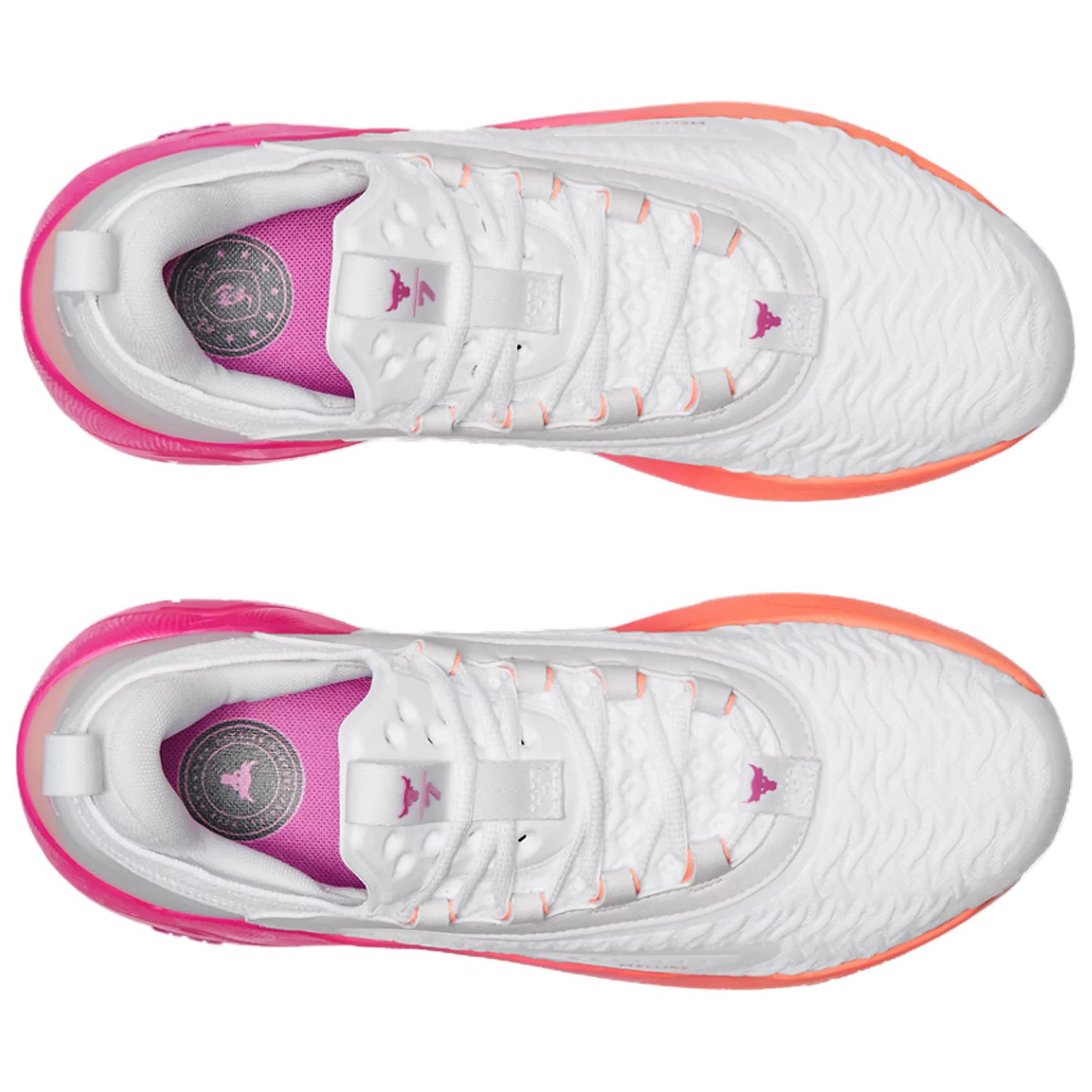 Under Armour Project Slip Resistant And Breathable Slip Resistant And Breathable Low top Training Shoes Men’s White Red
