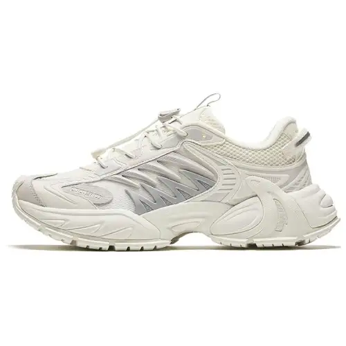 Anta Star Moon 2 Slip Resistant Abrasion Resistant Low top Casual Shoes Men's White Gray