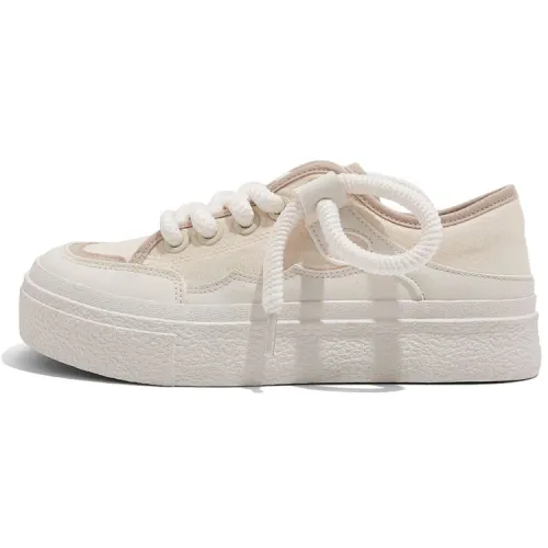 RENBEN Low top Canvas Shoes Women's Beige