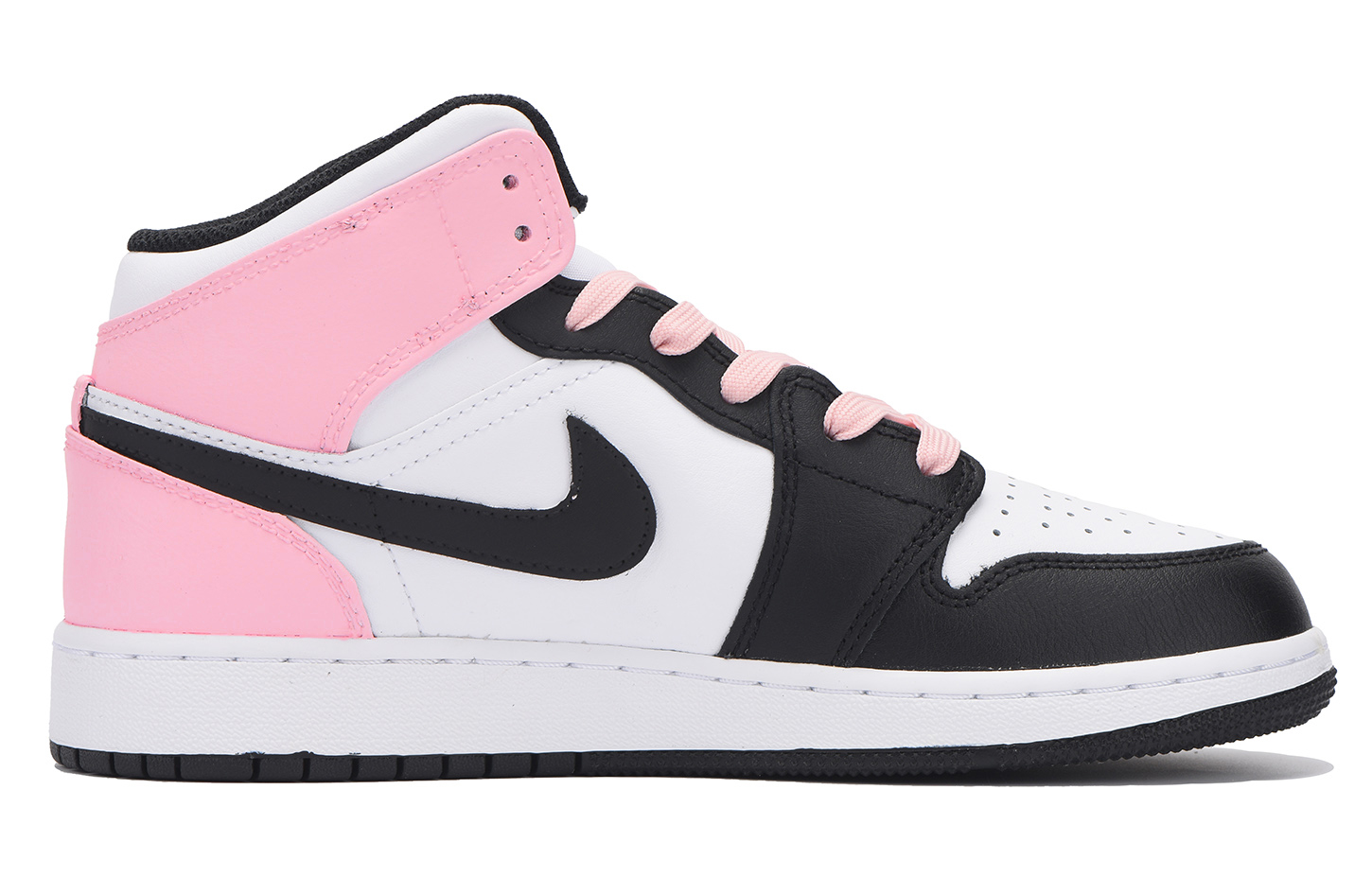 Jordan Air Jordan 1 Slip Resistant Coverage Low top Vintage Basketball Shoes Women’s Pink