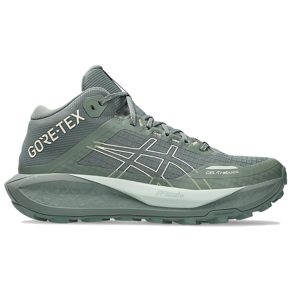 ASICS GEL TRABUCO Trail Running Shoes Men’s Gray Green