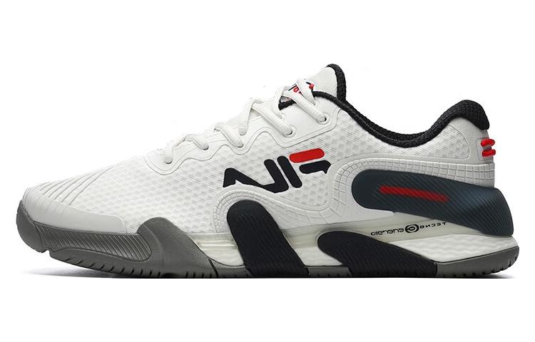 FILA POTENZA Fabric Abrasion Resistant Low top Tennis Shoes FILA White