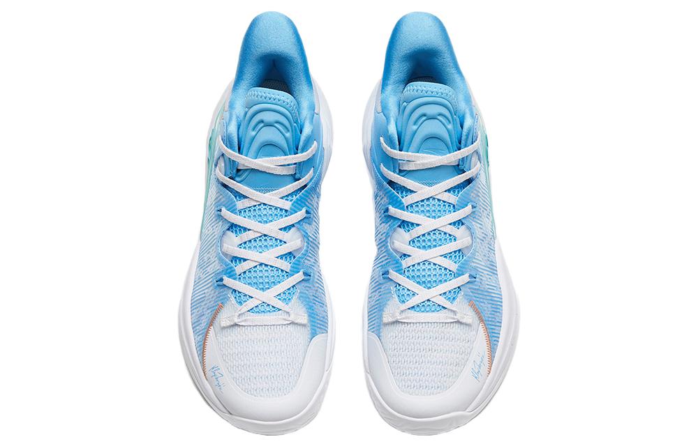 Anta See Mountain 2.5 Cushioning Anti-Slip And Wear-Resistant Low-Top Basketball Shoes Blue White