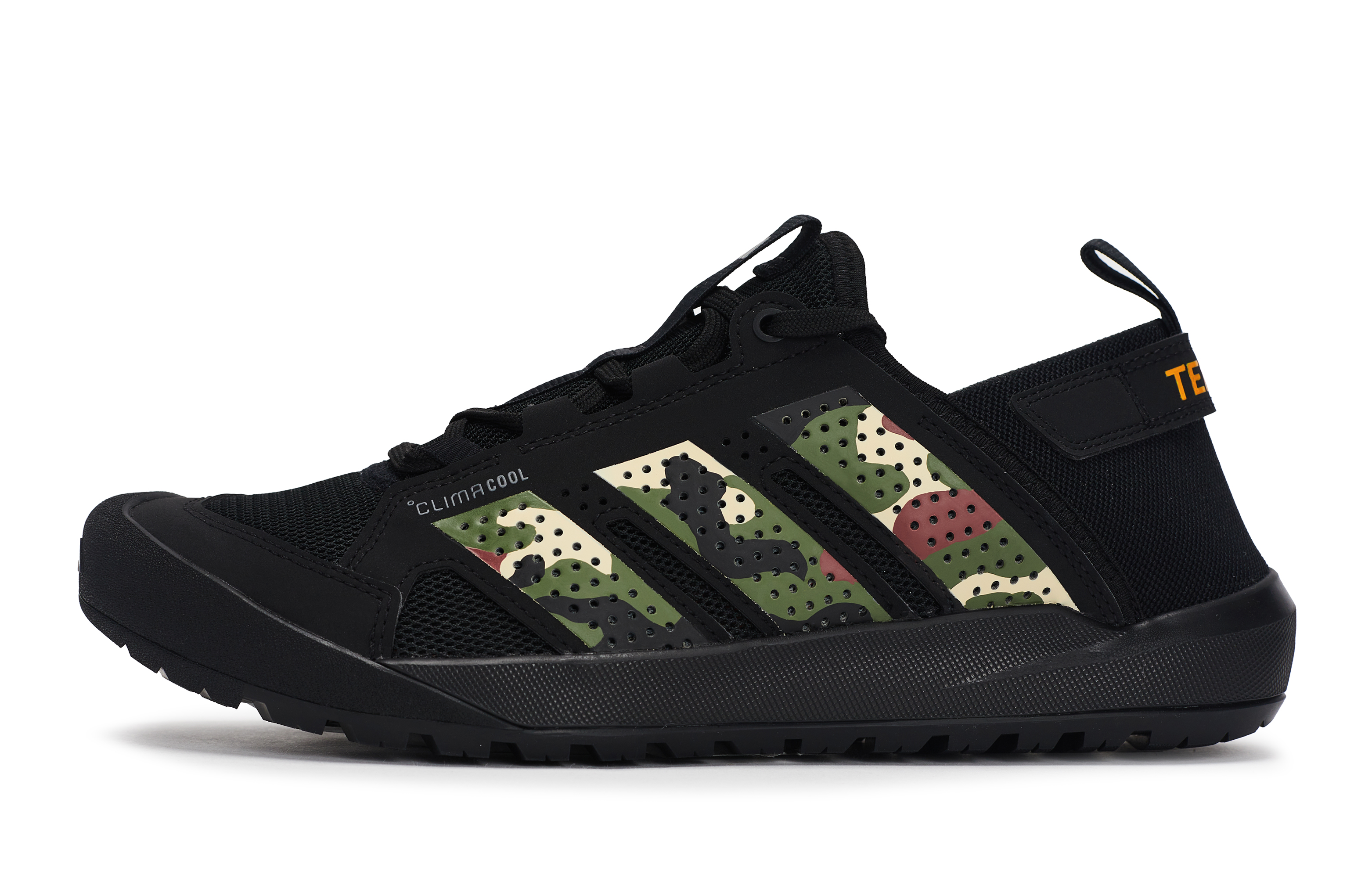 Adidas DAROGA 25 Mountaineering & Hiking Shoes Unisex Low Top Black/Brown/Green
