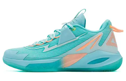 PEAK Lightning 9 Slip Resistant, Abrasion Resistant, Breathable Low top Basketball Shoes Men's Dreamy Green