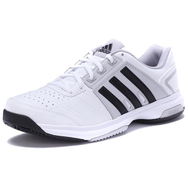 Adidas Barricade Slip Resistant Abrasion Resistant Low top Tennis Shoes Men's White