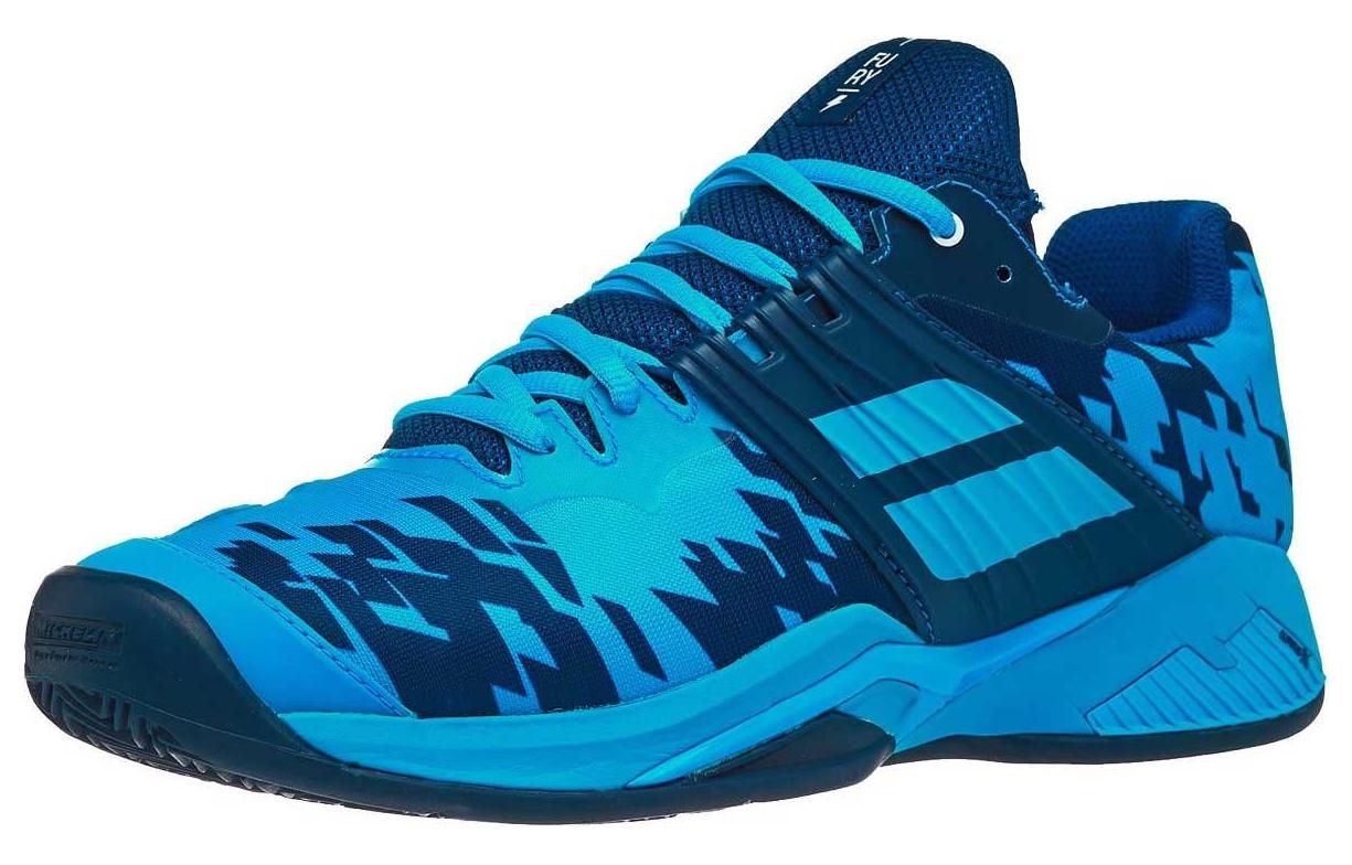 Babolat Slip Resistant Abrasion Resistant Slip Resistant Abrasion Resistant Low top Tennis Shoes Men’s Blue