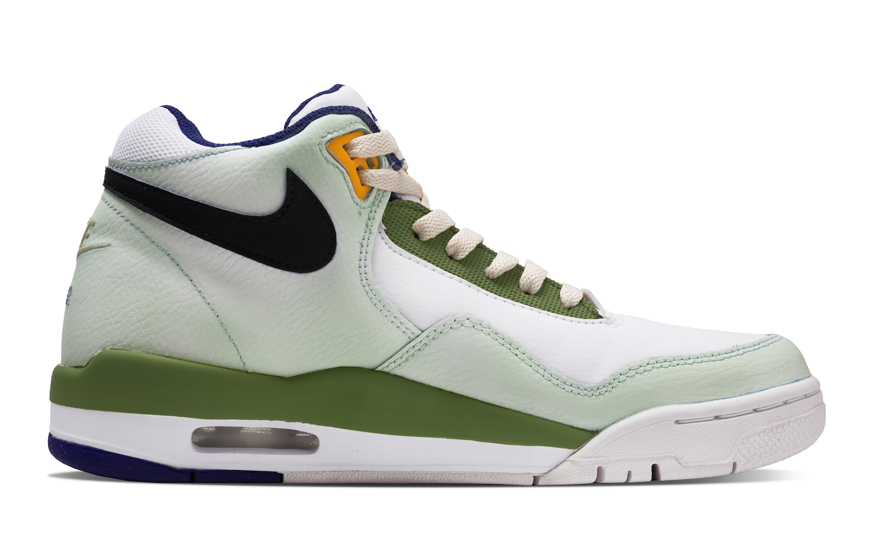 Nike Flight Legacy Bamboo Snake Green Shadow Cushioning Slip Resistant Abrasion Resistant Coverage Mid top