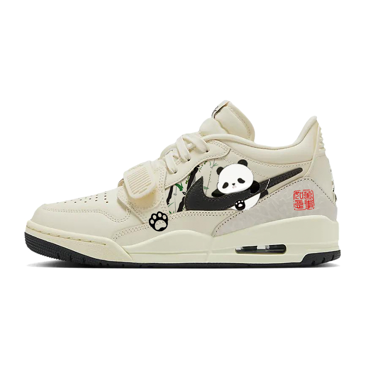 Jordan Legacy 312 Slip Resistant Abrasion Resistant Low top Vintage Basketball Shoes Women’s Beige Brown