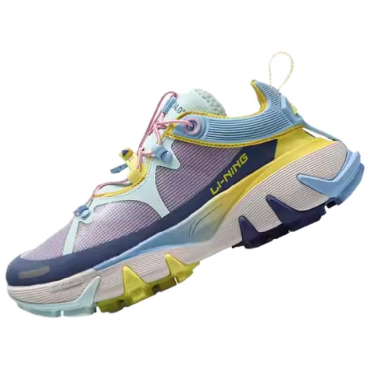 Li Ning Wu Xing 1 Low top Basketball Shoes Women’s Purple Blue Yellow