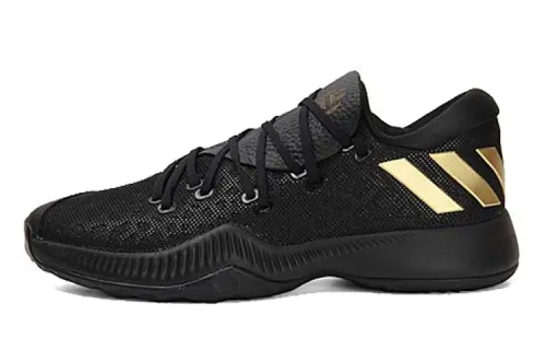 Adidas Harden B/E Brothers Through Everything Harden shock-absorbing, non-slip, wear-resistant, low-cut, practical basketball shoes, men's black gold