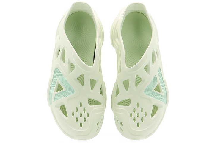 PEAK State Extreme Triangle 2.0 Taichi, Trendy Versatile EVA Comfortable Sports Sandals Men's Clear Mind Green